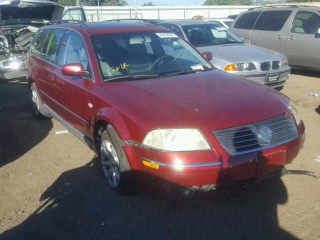 WVWVD63B74E125211 - 2004 VOLKSWAGEN PASSAT GLS RED photo 1