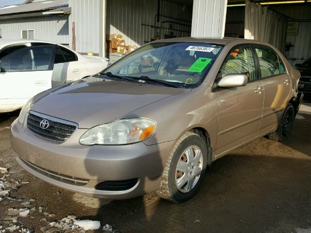 2T1BR32E86C643686 - 2006 TOYOTA COROLLA CE TAN photo 2