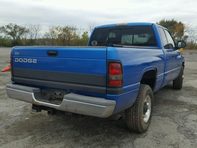 1B7KC23Z11J202010 - 2001 DODGE RAM 2500 BLUE photo 4