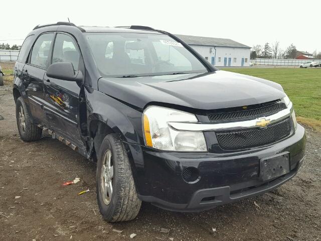 2CNDL13F086327849 - 2008 CHEVROLET EQUINOX LS BLACK photo 1