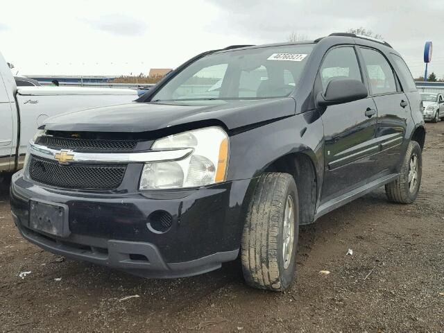 2CNDL13F086327849 - 2008 CHEVROLET EQUINOX LS BLACK photo 2