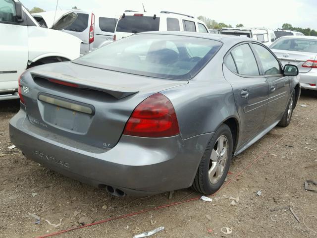 2G2WS522251143743 - 2005 PONTIAC GRAND PRIX GRAY photo 4