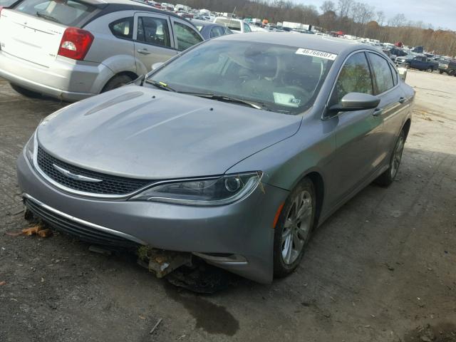 1C3CCCAB5GN100943 - 2016 CHRYSLER 200 LIMITE GRAY photo 2