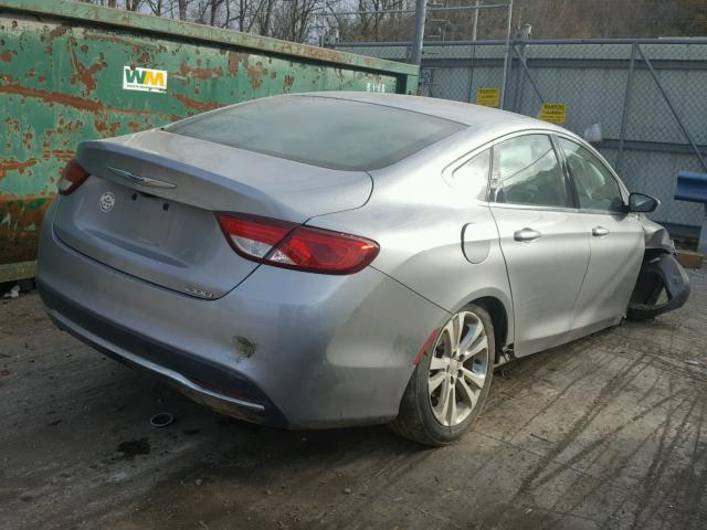 1C3CCCAB5GN100943 - 2016 CHRYSLER 200 LIMITE GRAY photo 4