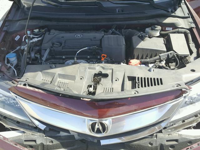 19UDE2F73GA020185 - 2016 ACURA ILX PREMIU MAROON photo 7