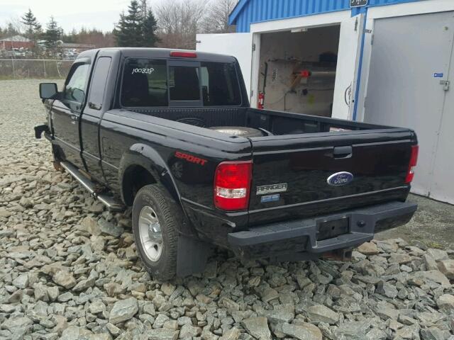 1FTKR4EE2APA59201 - 2010 FORD RANGER SUP BLACK photo 3