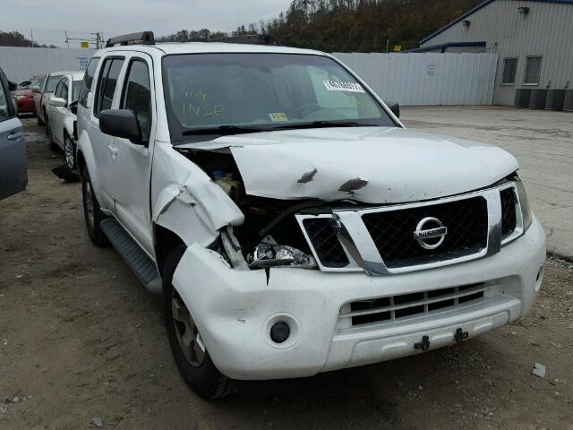 5N1AR1NN5AC600867 - 2010 NISSAN PATHFINDER WHITE photo 1