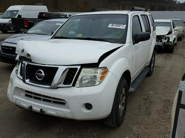 5N1AR1NN5AC600867 - 2010 NISSAN PATHFINDER WHITE photo 2