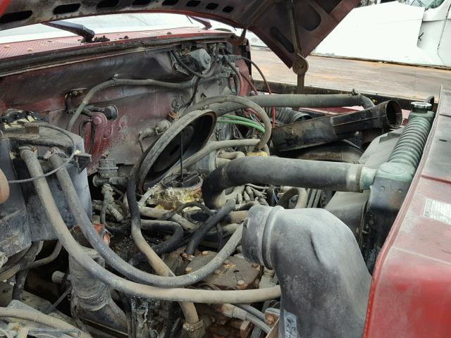 1FDXF82K6HVA29992 - 1987 FORD F800 RED photo 7