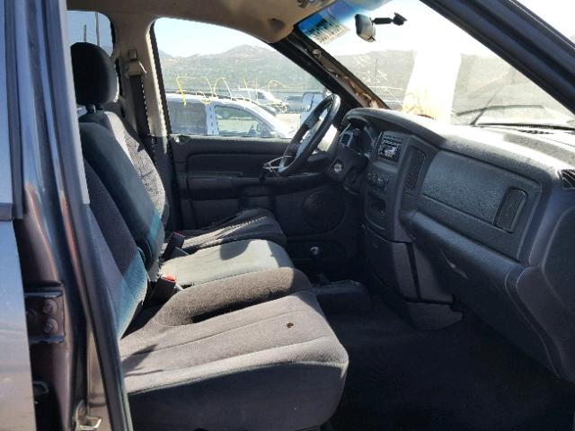 1D7KU28D94J152736 - 2004 DODGE RAM 2500 S გრაფიტი ფოტო 5