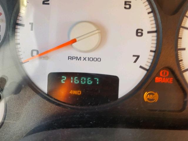 1D7KU28D94J152736 - 2004 DODGE RAM 2500 S გრაფიტი ფოტო 8