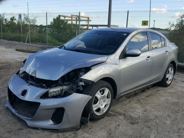 JM1BL1UP7D1832450 - 2013 MAZDA 3 I SILVER photo 2