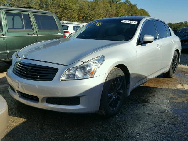 JNKCV61E49M305761 - 2009 INFINITI G37 BASE SILVER photo 2