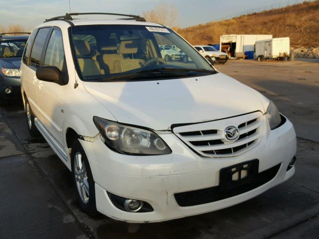 JM3LW28A350547878 - 2005 MAZDA MPV WAGON WHITE photo 1