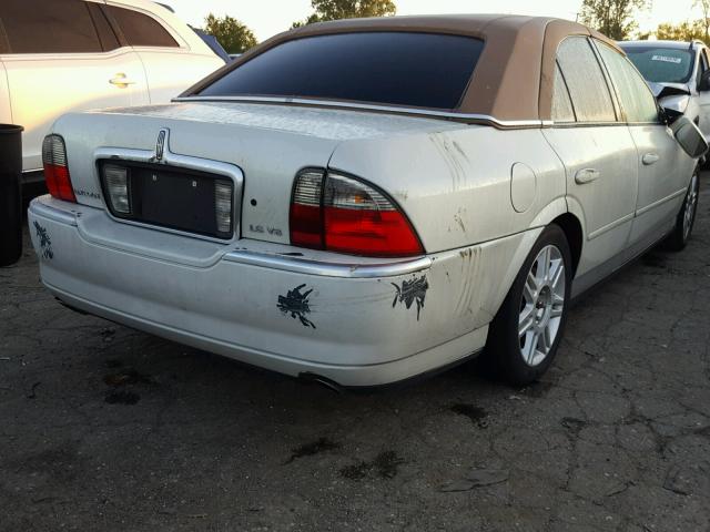1LNHM87A45Y621394 - 2005 LINCOLN LS WHITE photo 4