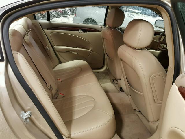 1G4HD57266U201183 - 2006 BUICK LUCERNE CX GOLD photo 6