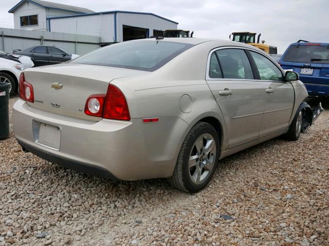 1G1ZH57BX9F162564 - 2009 CHEVROLET MALIBU 1LT GOLD photo 4