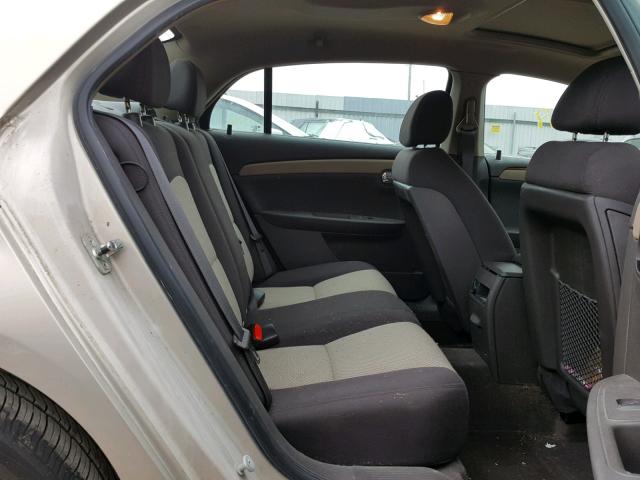 1G1ZH57BX9F162564 - 2009 CHEVROLET MALIBU 1LT GOLD photo 6