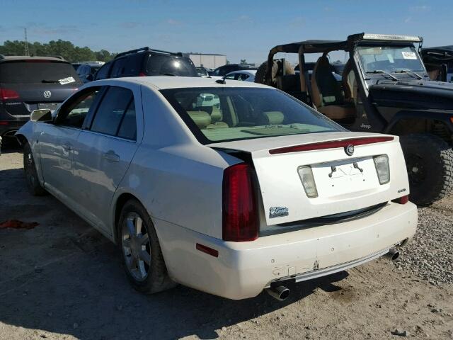 1G6DW677950194575 - 2005 CADILLAC STS WHITE photo 3