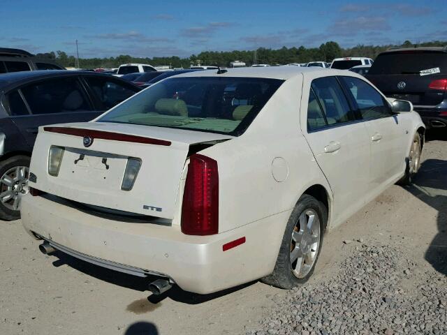 1G6DW677950194575 - 2005 CADILLAC STS WHITE photo 4