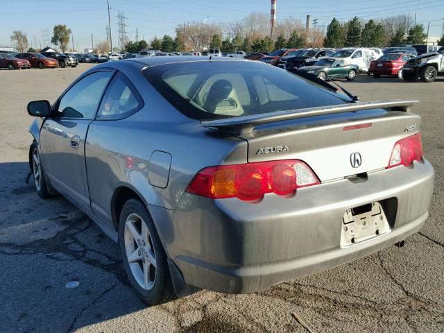 JH4DC54842C000251 - 2002 ACURA RSX BEIGE photo 3