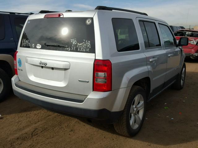 1J4NF1GB9BD250280 - 2011 JEEP PATRIOT SP SILVER photo 4