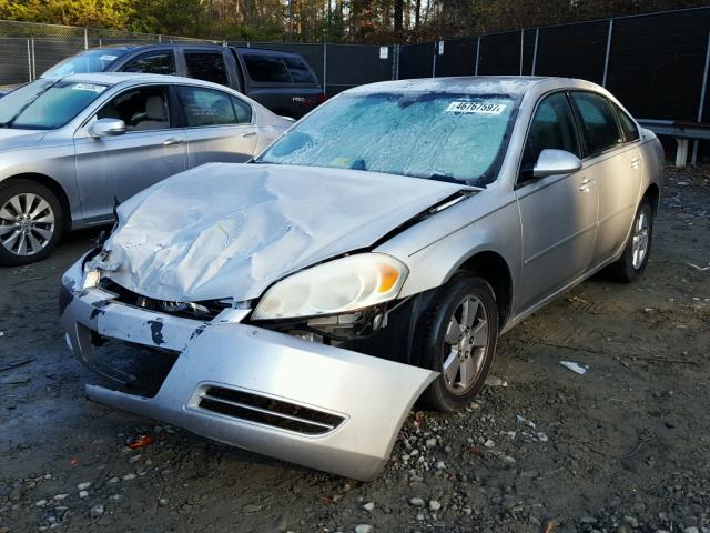 2G1WT55K069271558 - 2006 CHEVROLET IMPALA LT SILVER photo 2