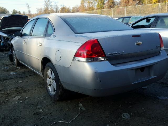 2G1WT55K069271558 - 2006 CHEVROLET IMPALA LT SILVER photo 3