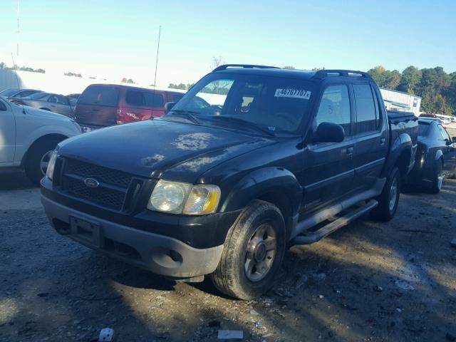 1FMZU67E51UB71185 - 2001 FORD EXPLORER S BLACK photo 2