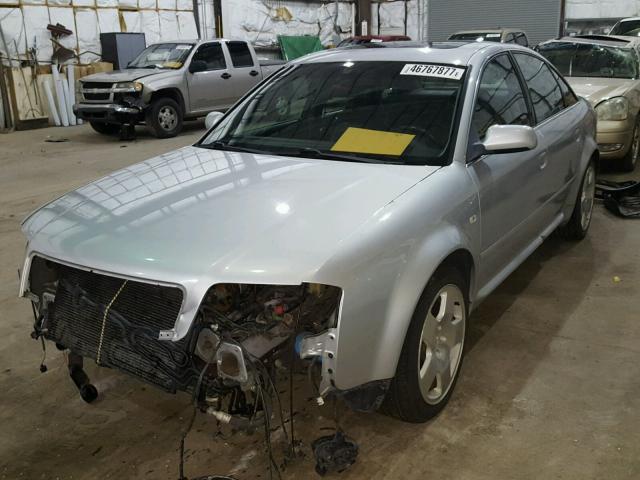 WAUZL64B11N156420 - 2001 AUDI A6 4.2 QUA SILVER photo 2