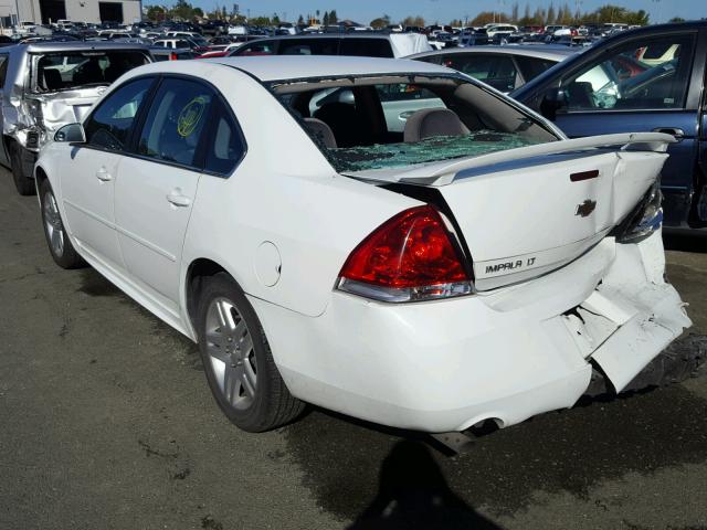 2G1WG5E37C1216273 - 2012 CHEVROLET IMPALA LT WHITE photo 3