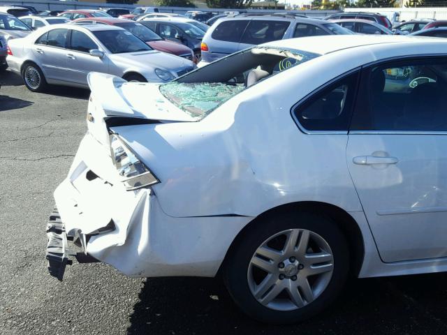 2G1WG5E37C1216273 - 2012 CHEVROLET IMPALA LT WHITE photo 9