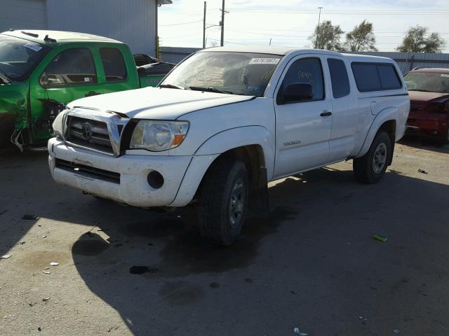 5TEUX42NX9Z671203 - 2009 TOYOTA TACOMA ACC WHITE photo 2