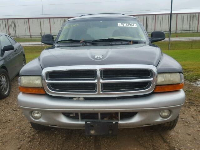 1D4HR58N13F500257 - 2003 DODGE DURANGO SL GRAY photo 9