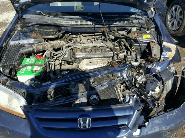 1HGCG55411A127967 - 2001 HONDA ACCORD LX BLUE photo 7