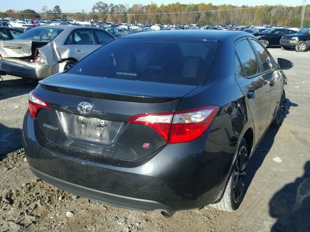 2T1BURHE3FC479630 - 2015 TOYOTA COROLLA L BLACK photo 4