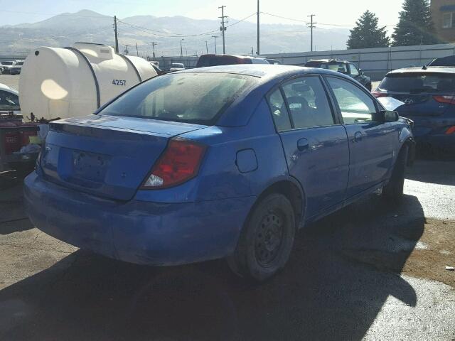 1G8AJ52F84Z116171 - 2004 SATURN ION LEVEL BLUE photo 4