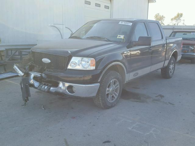 1FTPW14526KA90774 - 2006 FORD F150 SUPER BLACK photo 2