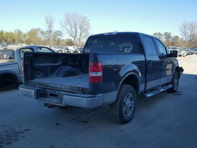 1FTPW14526KA90774 - 2006 FORD F150 SUPER BLACK photo 4