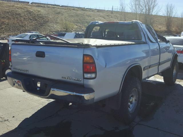 5TBBT4412YS119132 - 2000 TOYOTA TUNDRA ACC SILVER photo 4