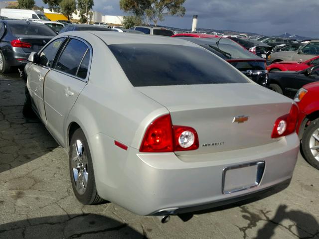 1G1ZC5EB9AF240385 - 2010 CHEVROLET MALIBU 1LT კრემისფერი ფოტო 3