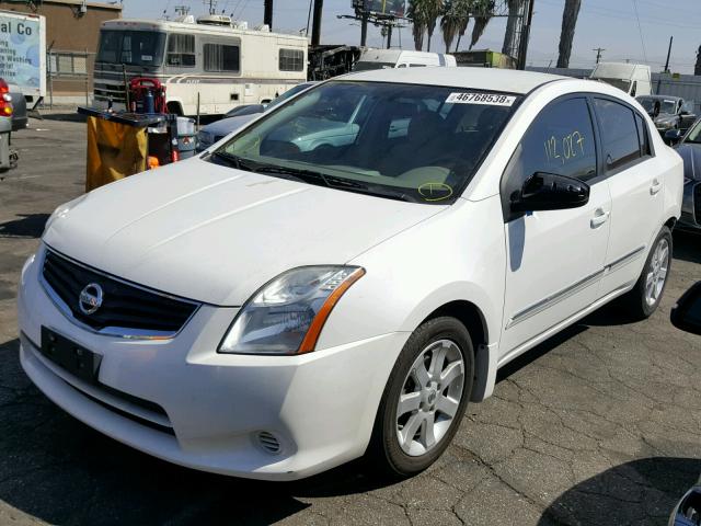 3N1AB6AP6CL612162 - 2012 NISSAN SENTRA 2.0 WHITE photo 2