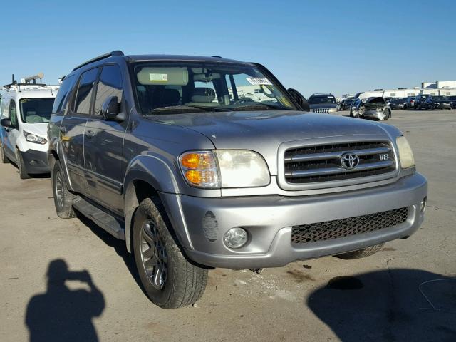 5TDZT38A93S198608 - 2003 TOYOTA SEQUOIA LI SILVER photo 1