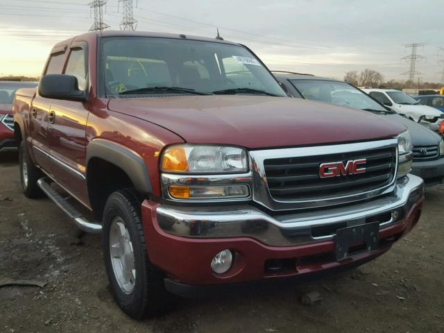 2GTEK13T951105062 - 2005 GMC NEW SIERRA BURGUNDY photo 1