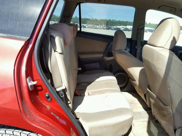 JTMZF33V79D005328 - 2009 TOYOTA RAV4 红色 照片 6