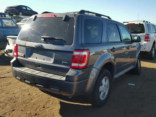 1FMCU9DG8AKA52023 - 2010 FORD ESCAPE XLT GRAY photo 4