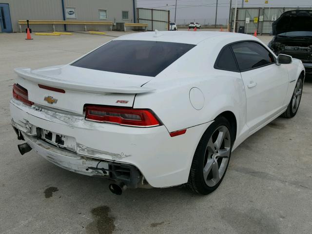 2G1FC1E39E9246626 - 2014 CHEVROLET CAMARO LT WHITE photo 4