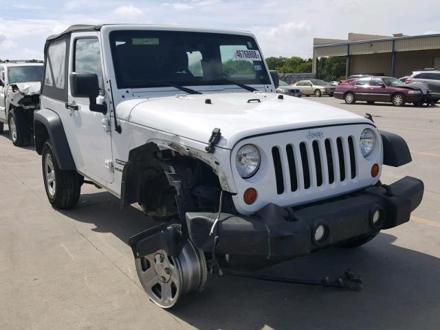 1C4AJWAG2DL545265 - 2013 JEEP WRANGLER S WHITE photo 1