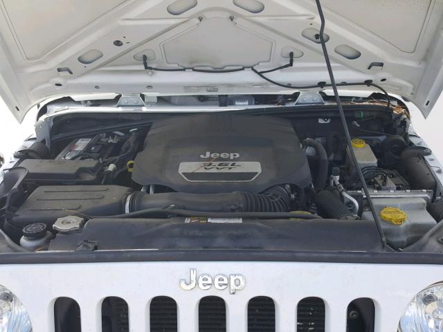 1C4AJWAG2DL545265 - 2013 JEEP WRANGLER S WHITE photo 7