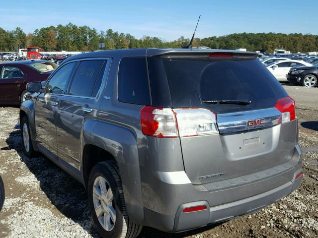 2GKALMEK8C6283521 - 2012 GMC TERRAIN SL GRAY photo 3